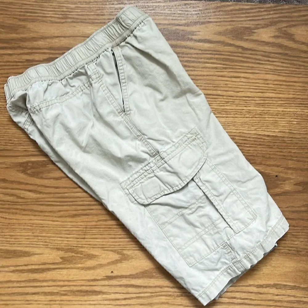 Children’s place cargo shorts.  Size boys 12.  Adjustable waist.